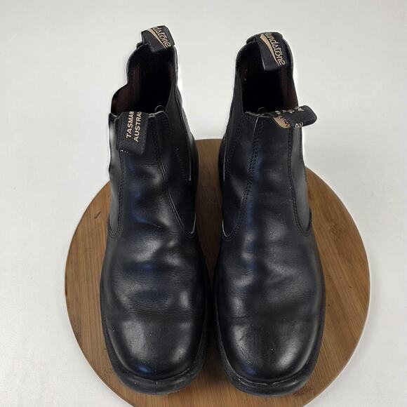 Blundstone Boots Mens Size 10.5 Black Chelsea Work Slip Resistant EH ASTM F2892 - Picture 5 of 14